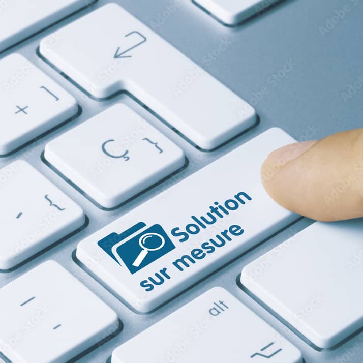 Touche de clavier solution sur mesure